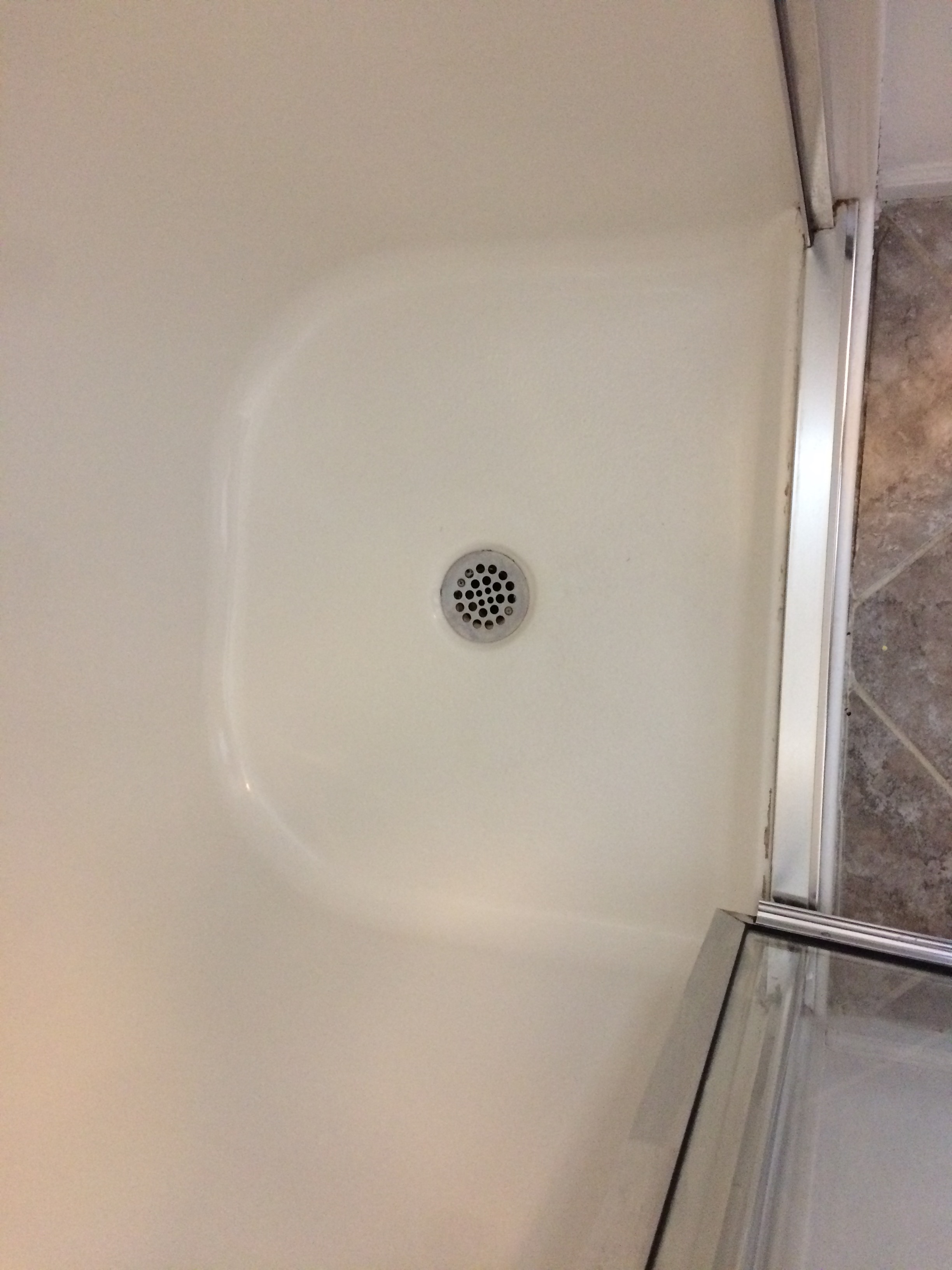 Cleaned shower
